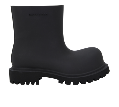 Balenciaga Steroid Boots, &pound;250, Shoes, Black, Rubber, Front view