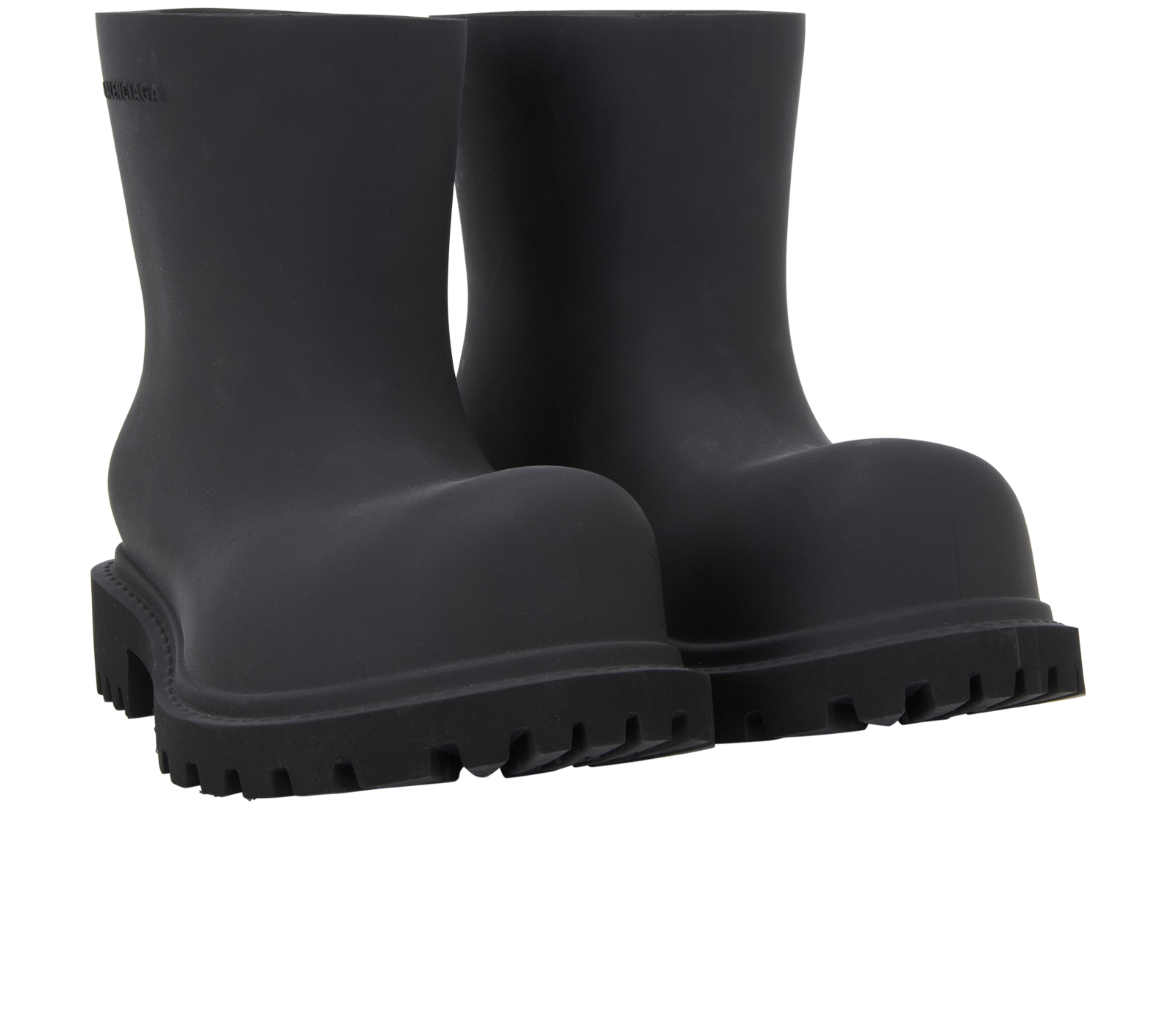 Balenciaga Steroid Boots, &pound;250, Shoes, Black, Rubber, Side view