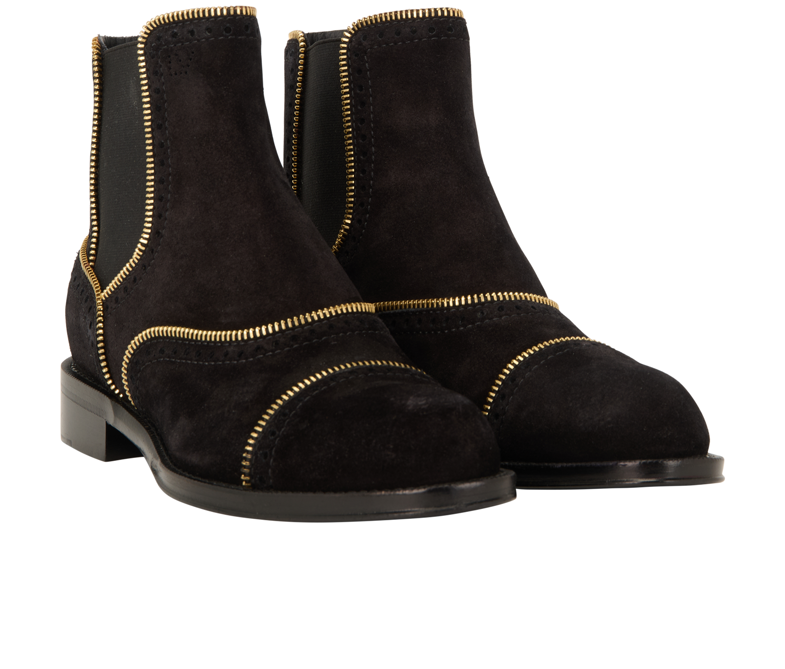 Louis Vuitton Tomboy Ankle Boots, &pound;295, Shoes, Black, Suede, Side view