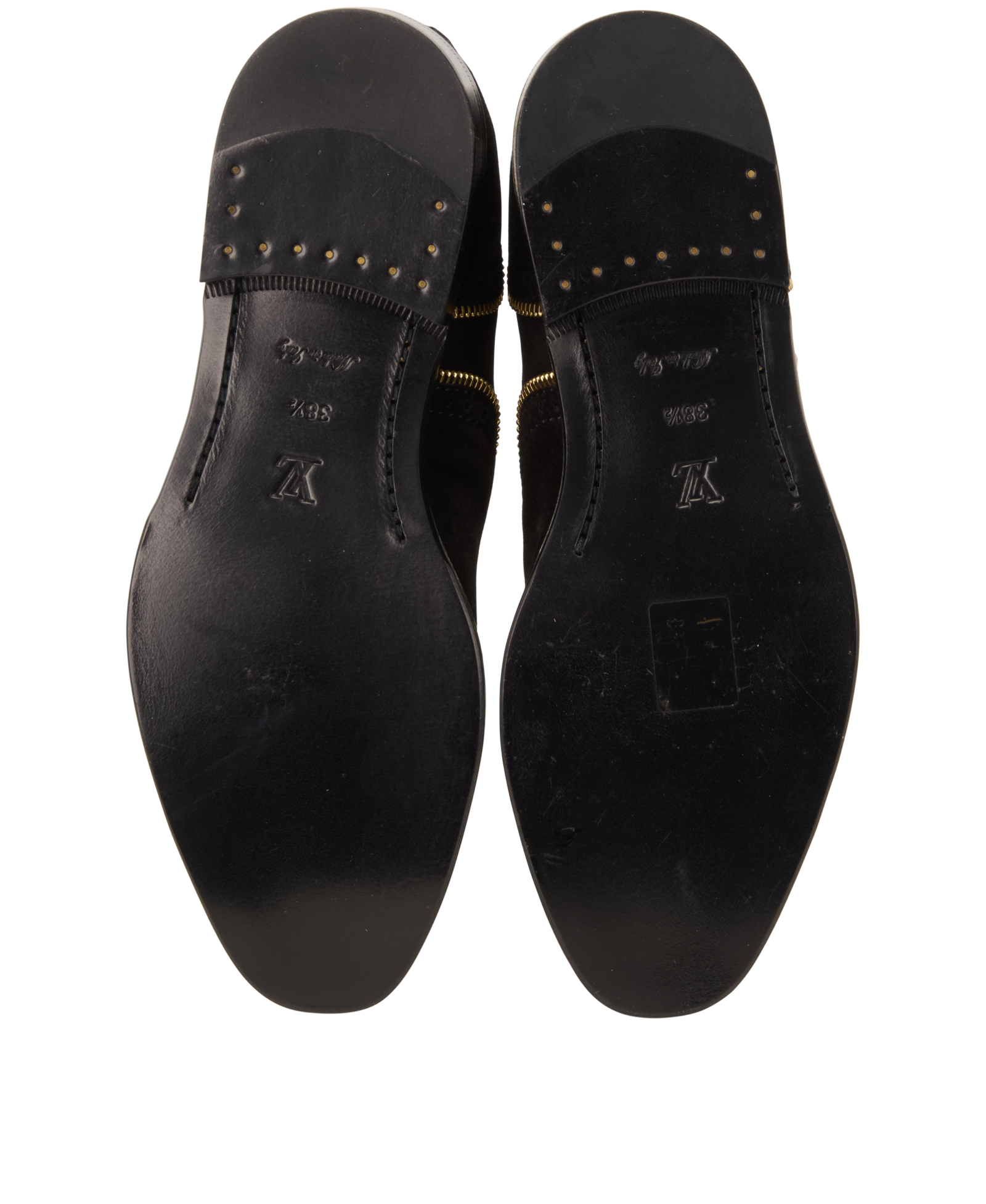 Louis Vuitton Tomboy Ankle Boots, &pound;295, Shoes, Black, Suede, Top view