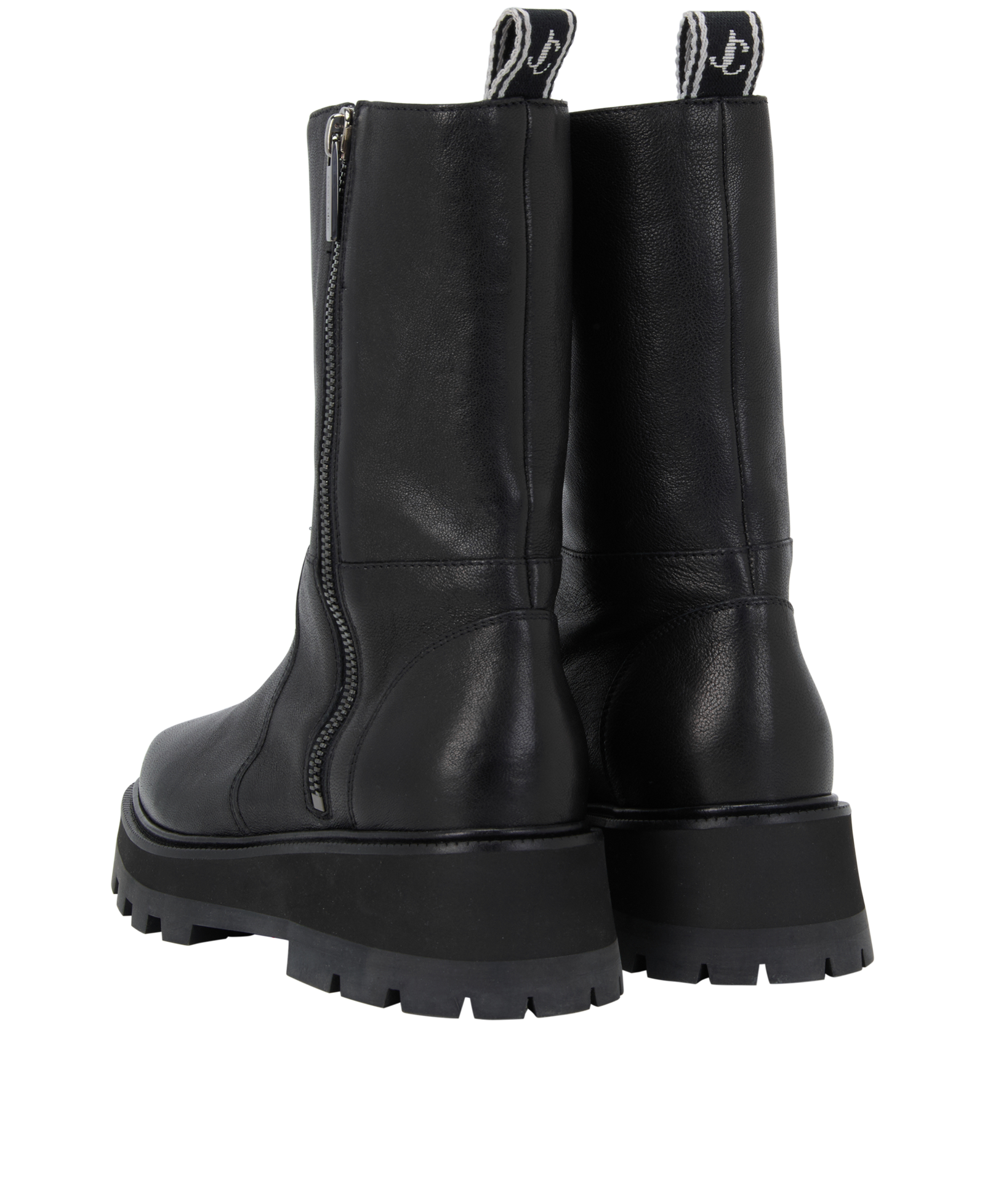 Jimmy Choo Bayu Boots, &pound;280, Shoes, Black, Leather, Back view