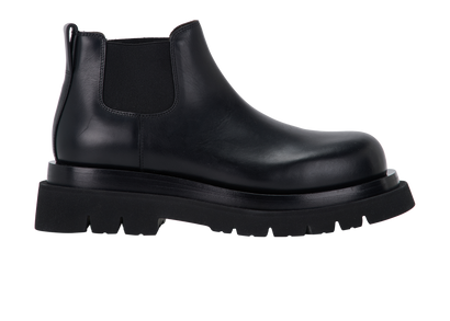 Bottega Veneta Chelsea Boots, &pound;250, Shoes, Black, Leather, Front view