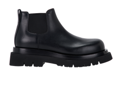Bottega Veneta Chelsea Boots, Mens, Leather, Black, UK7.5, B, 2*