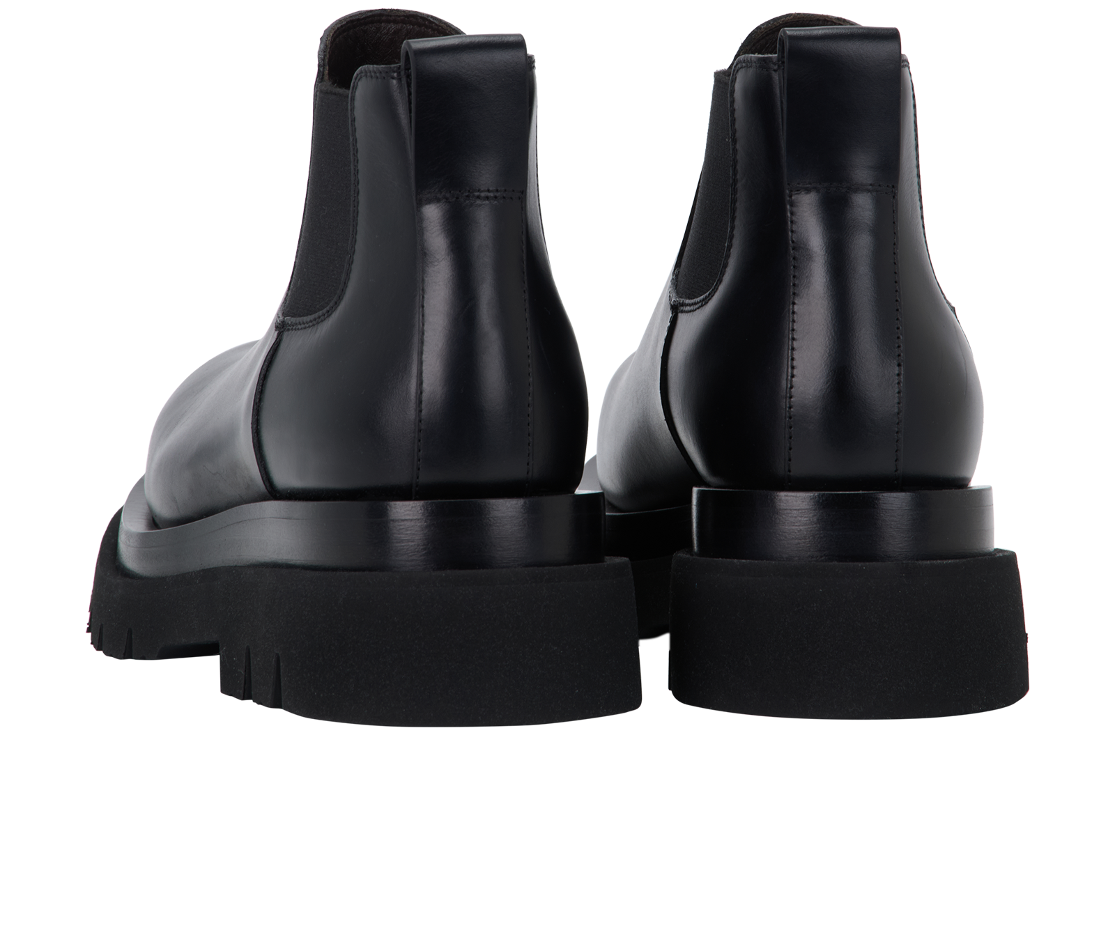 Bottega Veneta Chelsea Boots, &pound;250, Shoes, Black, Leather, Back view