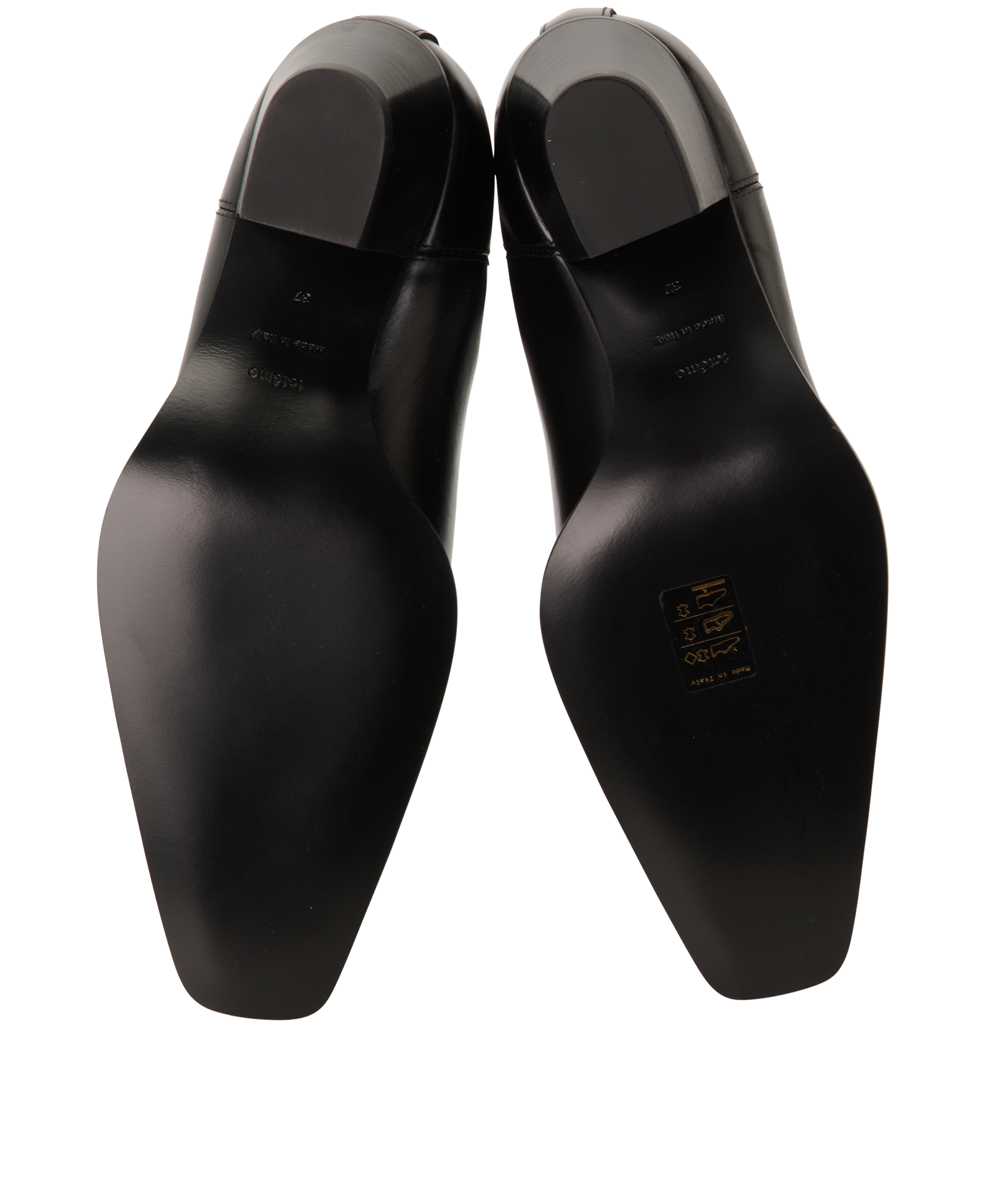 Toteme City Boots, &pound;330, Shoes, Black, Leather, Top view