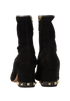 Valentino Divisa Rockstud Boots, &pound;230, Shoes, Black, Suede, Back view