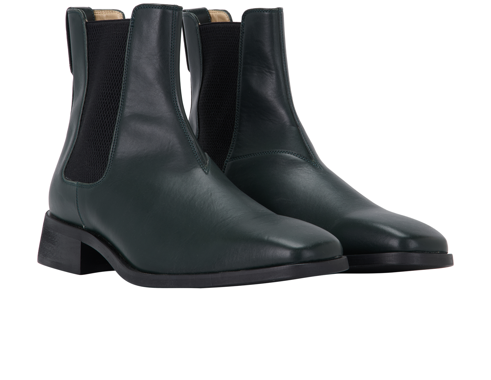 Stella McCartney Ankle Boots, &pound;120, Shoes, Green, Faux Leather, Side view