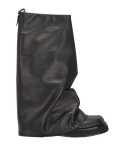 The Attico Robin Boots, Leather, Black, UK6, B, 2*