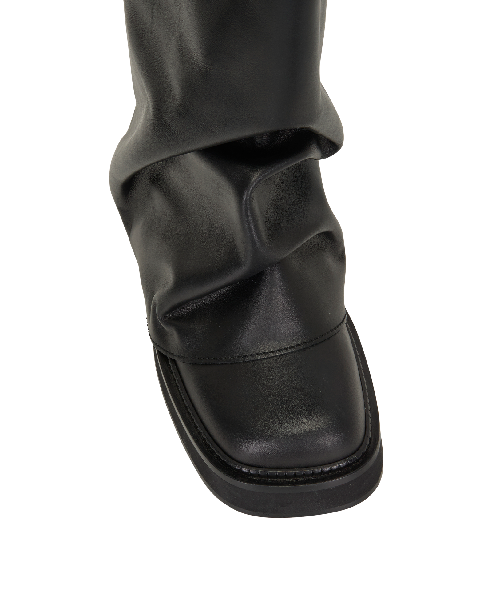The Attico Robin Boots, &pound;295, Shoes, Black, Leather, Other view
