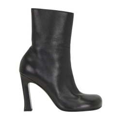 Bottega Veneta Ankle Heel Boots, Leather, Black, UK6, DB/B, 2*