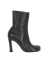 Bottega Veneta Ankle Heel Boots, &pound;375, Shoes, Black, Leather, Front view