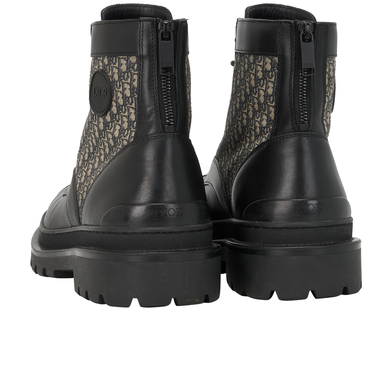 Christian Dior Explorer Boots, &pound;490, Shoes, Blue, Fabric/Leather, Back view