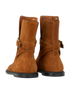 Maison Margiela Open Boots, &pound;250, Shoes, Tan, Suede, Back view