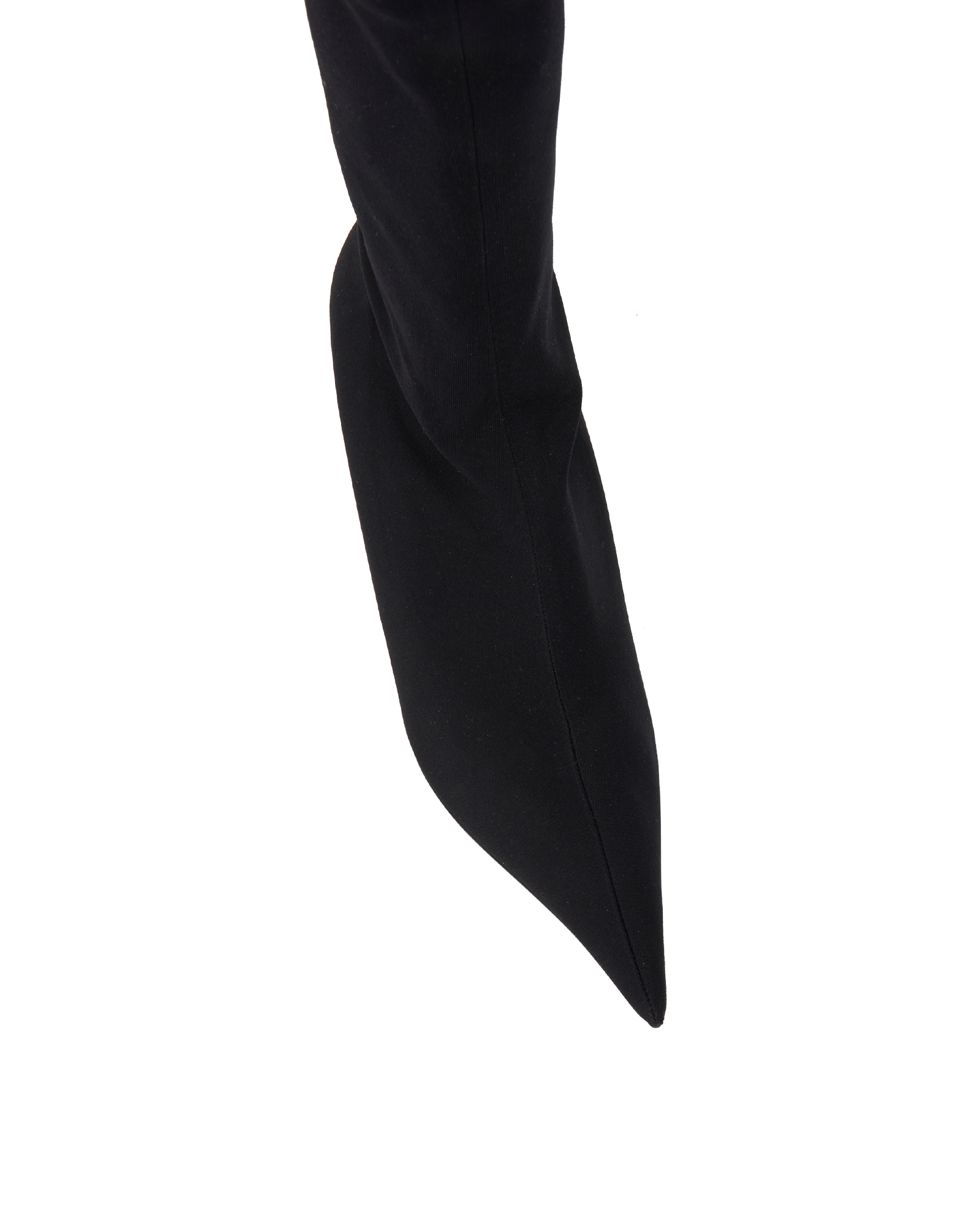 Balenciaga Knife Bootie, &pound;350, Shoes, Black, Fabric, Other view