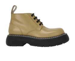 Bottega Veneta Bounce Boots, Leather, Green, UK6, DB, 2*