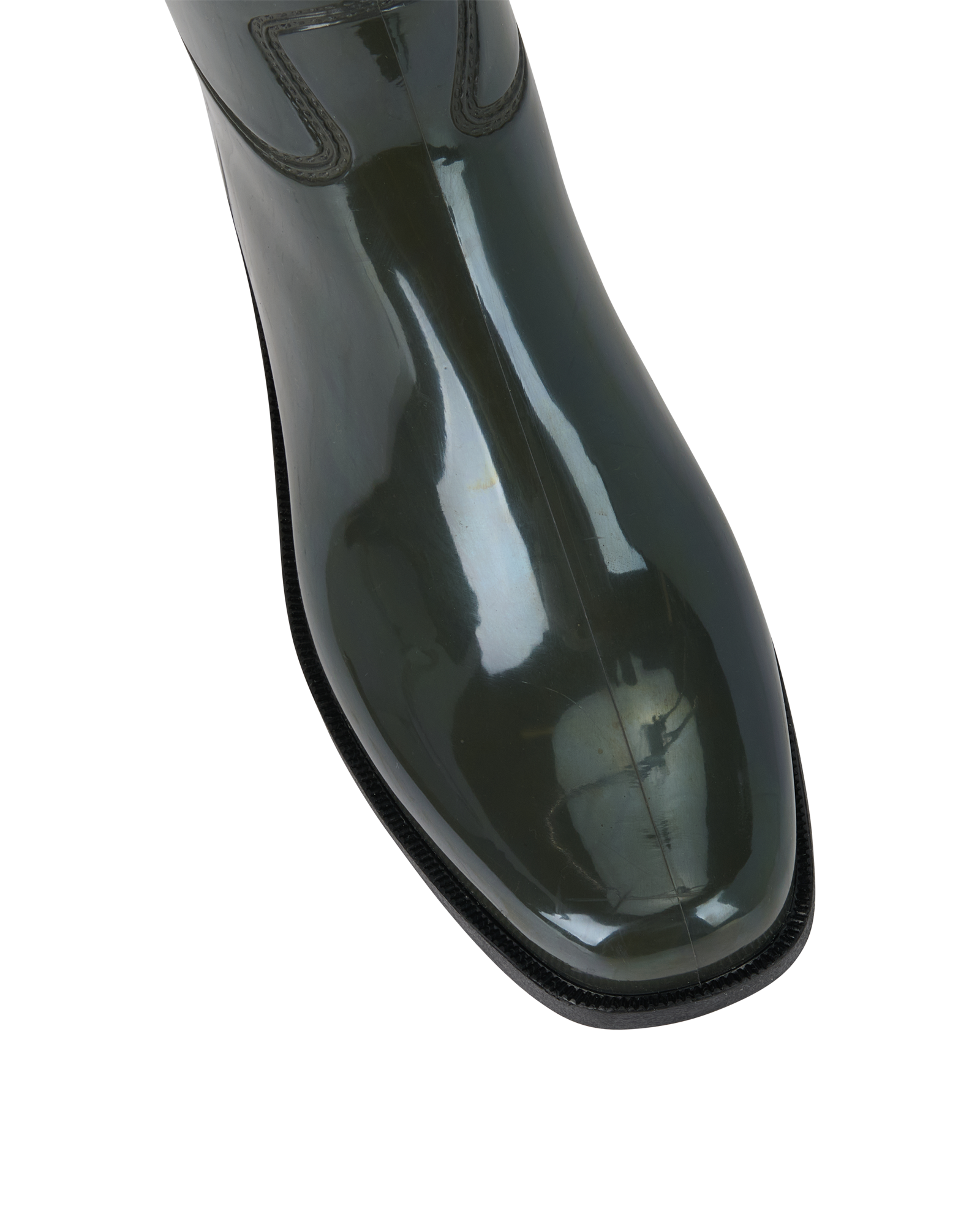 Celine Rain Boots, &pound;220, Shoes, Green, Leather/Rubber, Other view
