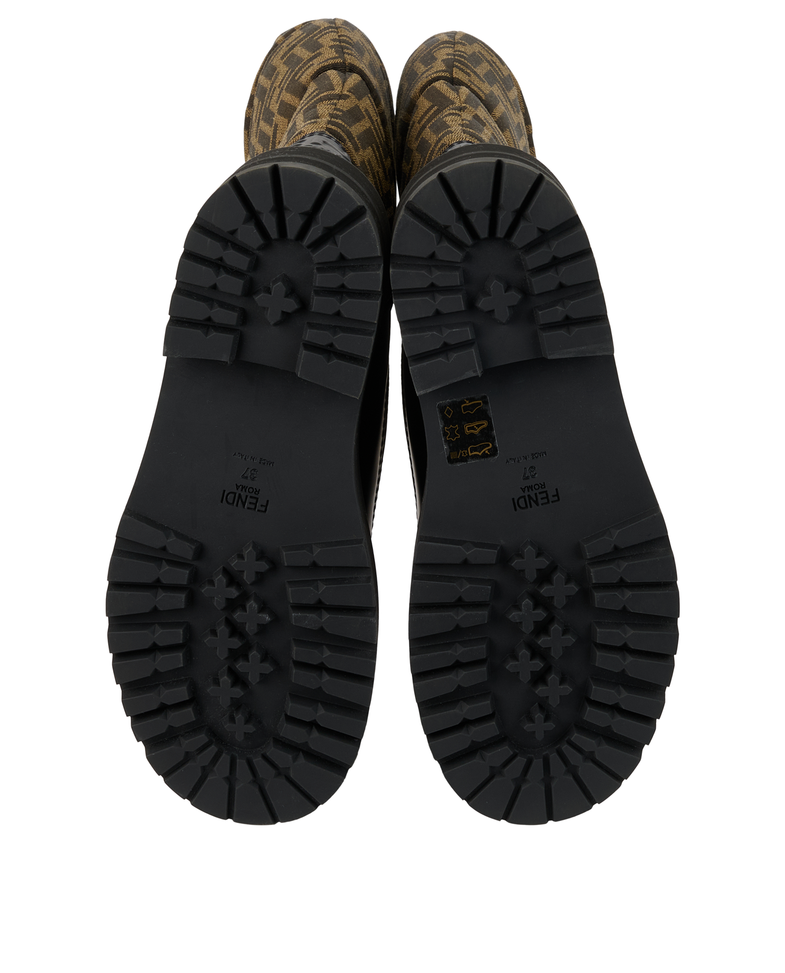 Fendi Zucca Snow Boots, &pound;450, Shoes, Brown, Canvas, Top view