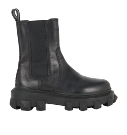 Valentino Garavani Chelsea Boots, Leather, Black, UK5, 1*