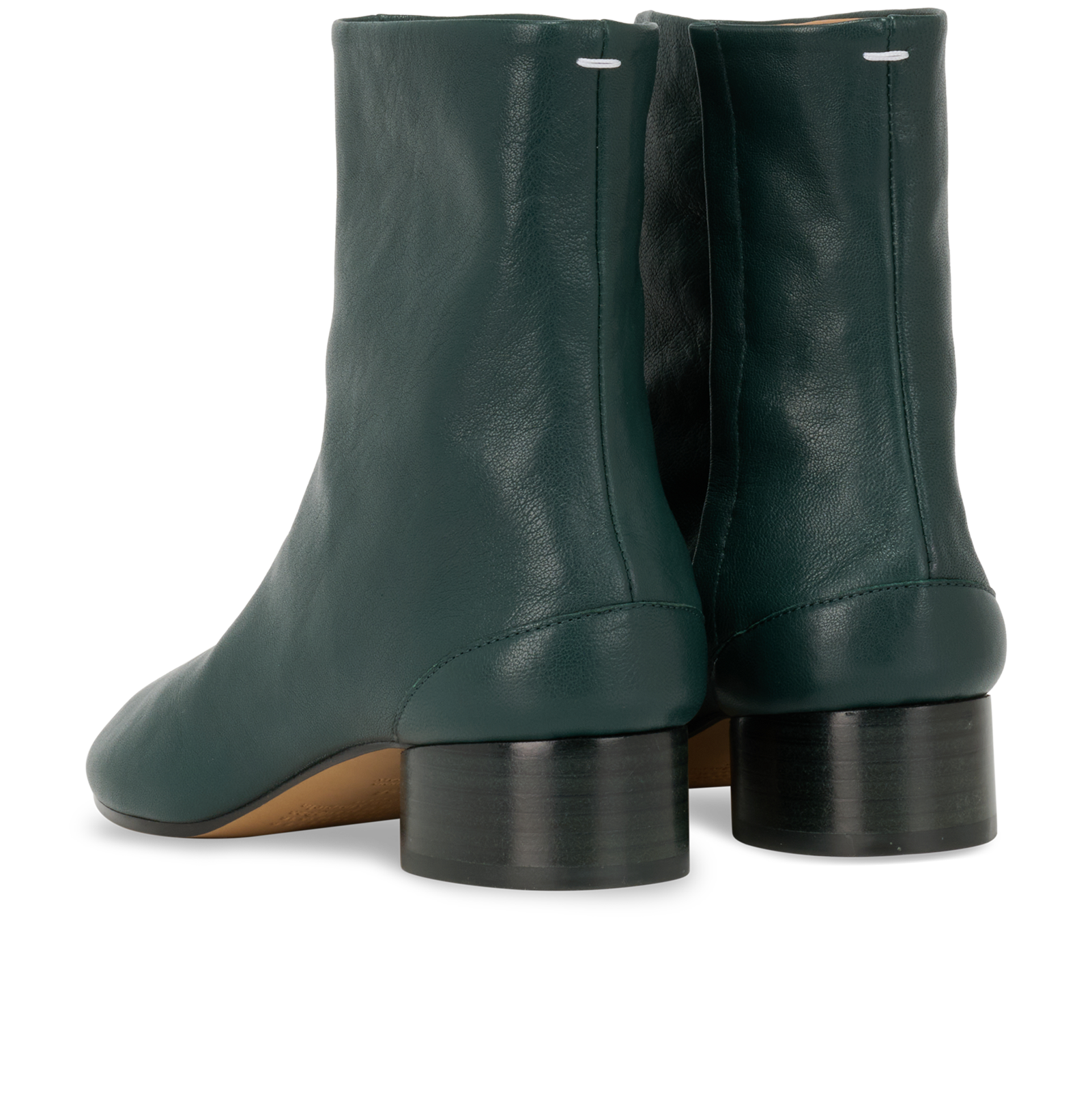 Maison Margiela, &pound;550, Shoes, Green, Leather, Back view