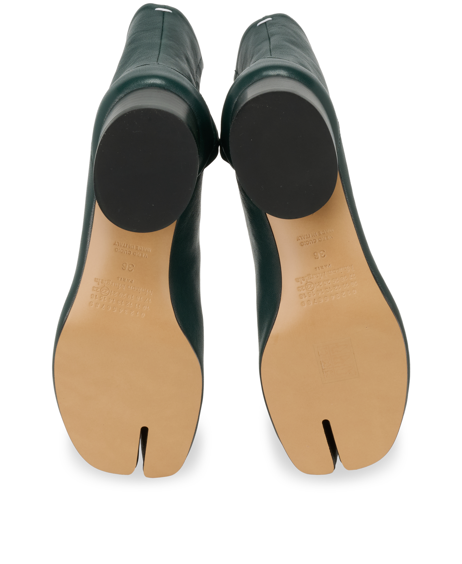 Maison Margiela, &pound;550, Shoes, Green, Leather, Top view