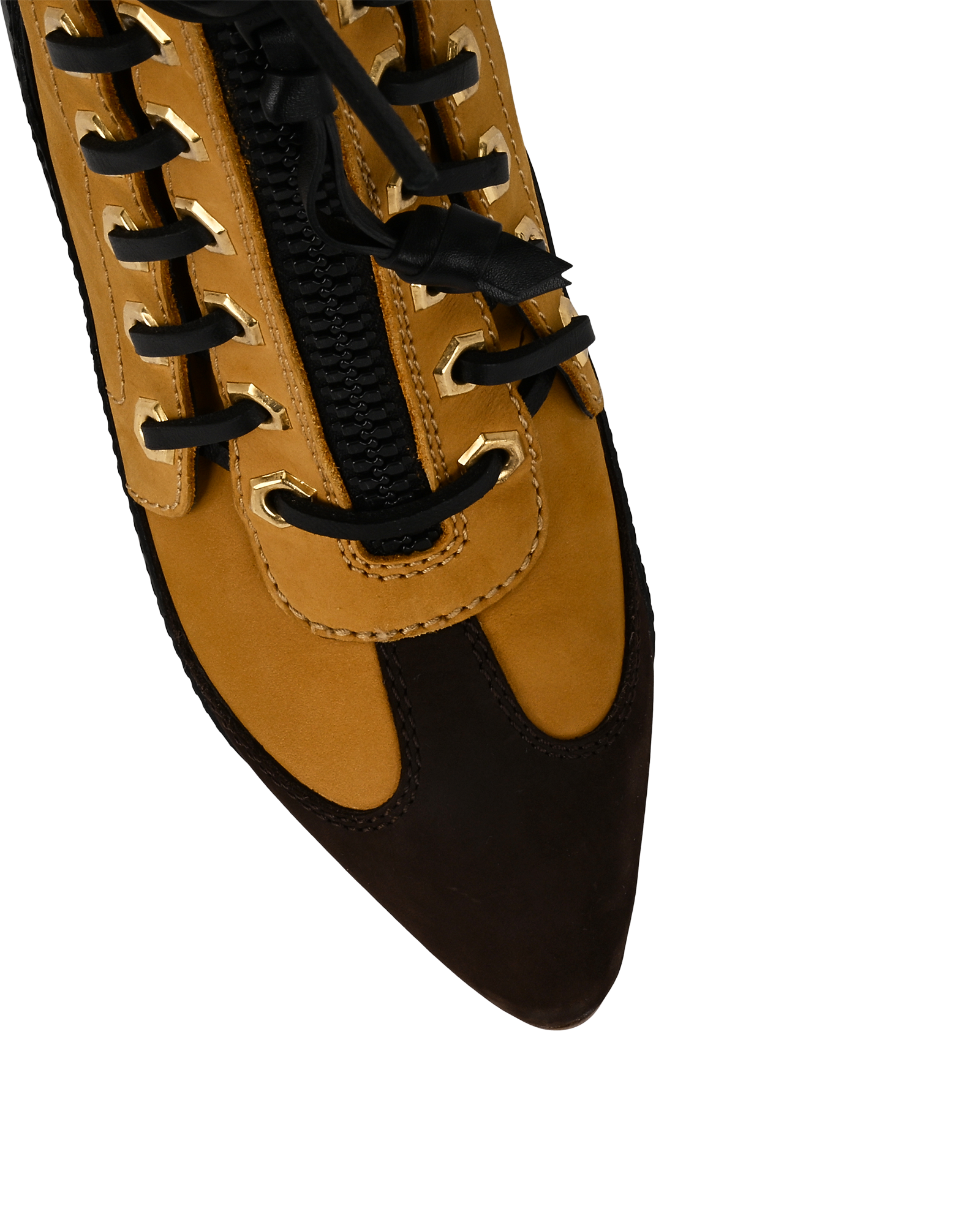 Louis Vuitton Laureate Half Boots, &pound;320, Shoes, Black/Brown, Suede, Other view