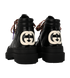 Gucci GG Hiking Boots, £350, Shoes, Black, Leather, Back view