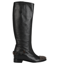 Christian Louboutin Egoutina Boots, Leather, Black, UK5, DB, 2*