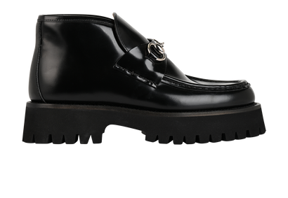 Gucci Horsebit Ankle Boots, £350, Shoes, Black, Leather, Front view
