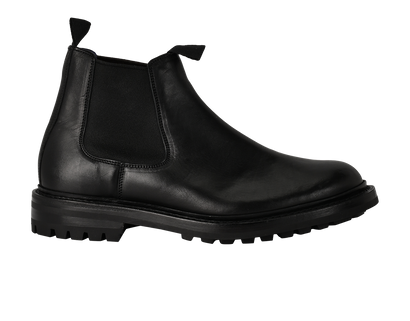 Burberry X Trickers Dee Low Boots, £220, Shoes, Black, Leather, Front view