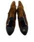 Saint Laurent Nico Platform Boots, &pound;450, Shoes, Brown, Suede, Top view