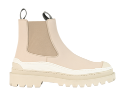 Christian Dior X Sacai Explorer Chelsea Boots,Mens, Lthr, Beige, B/DB, 3*