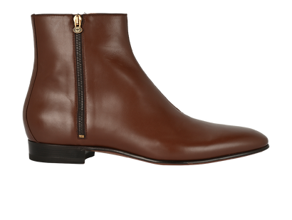 Gucci Ankle Boots, &pound;375, Shoes, Tan, Leather, Front view