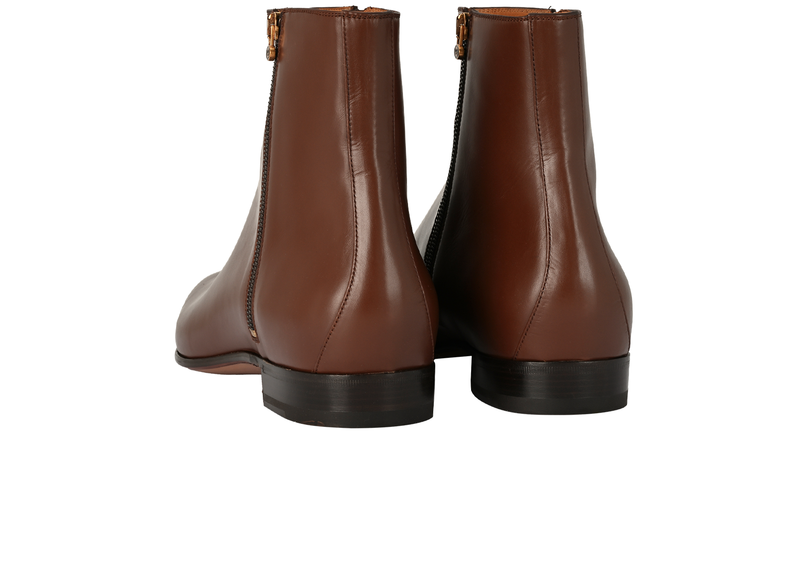 Gucci Ankle Boots, &pound;375, Shoes, Tan, Leather, Back view