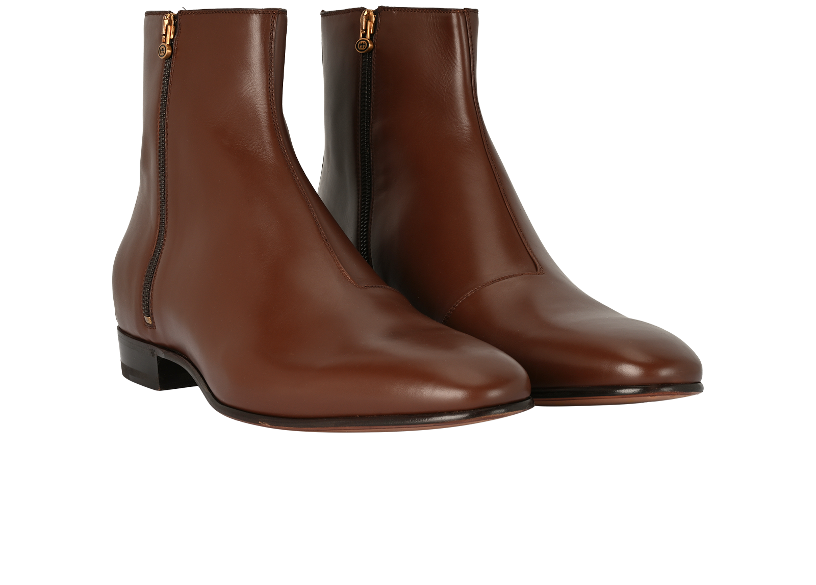 Gucci Ankle Boots, &pound;375, Shoes, Tan, Leather, Side view