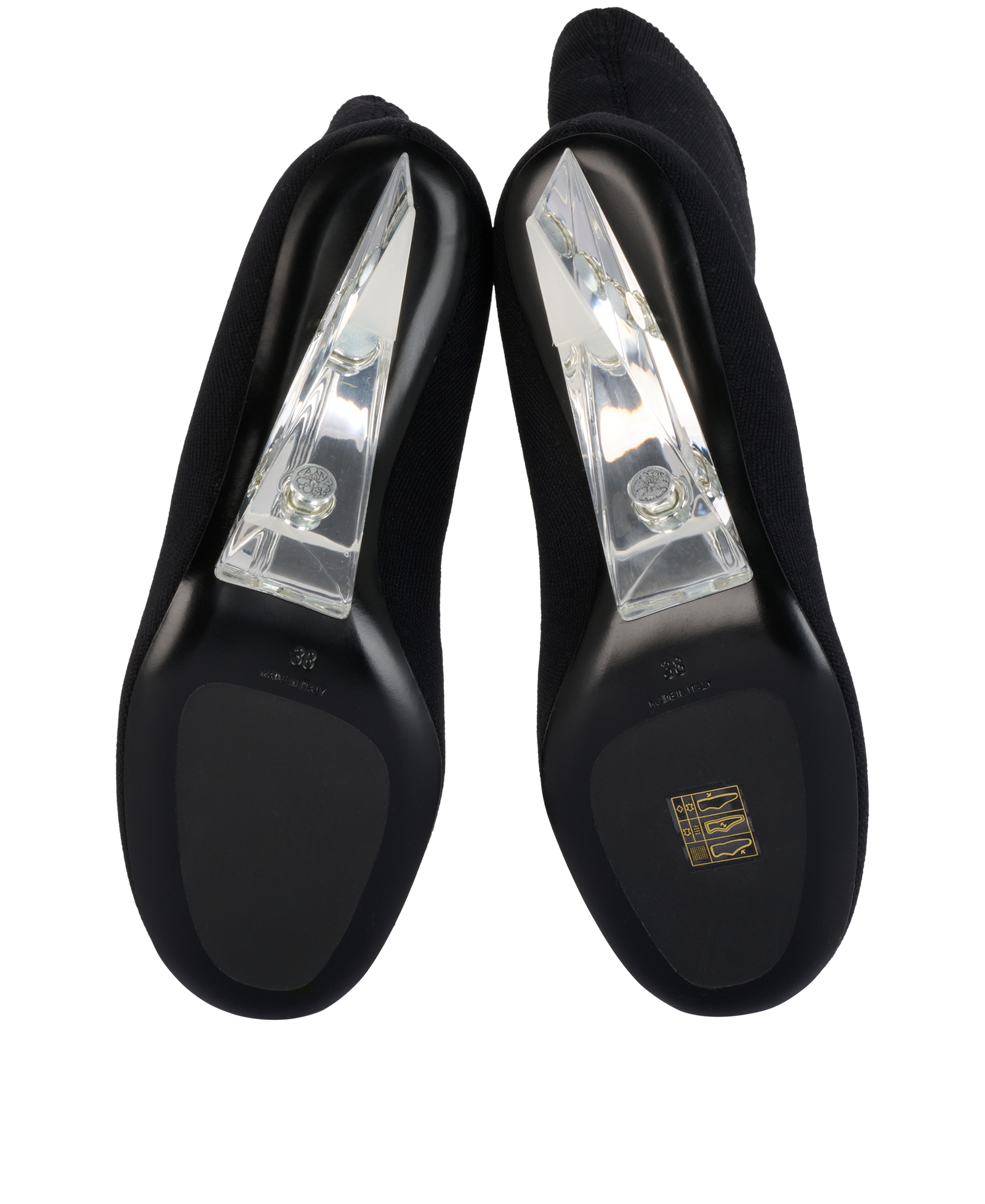 Alexander McQueen Shard Sock Boots, &pound;295, Shoes, Black, Nylon, Top view