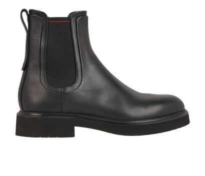 Salvatore Ferragamo Chelsea Boots, &pound;250, Shoes, Black, Leather, Front view