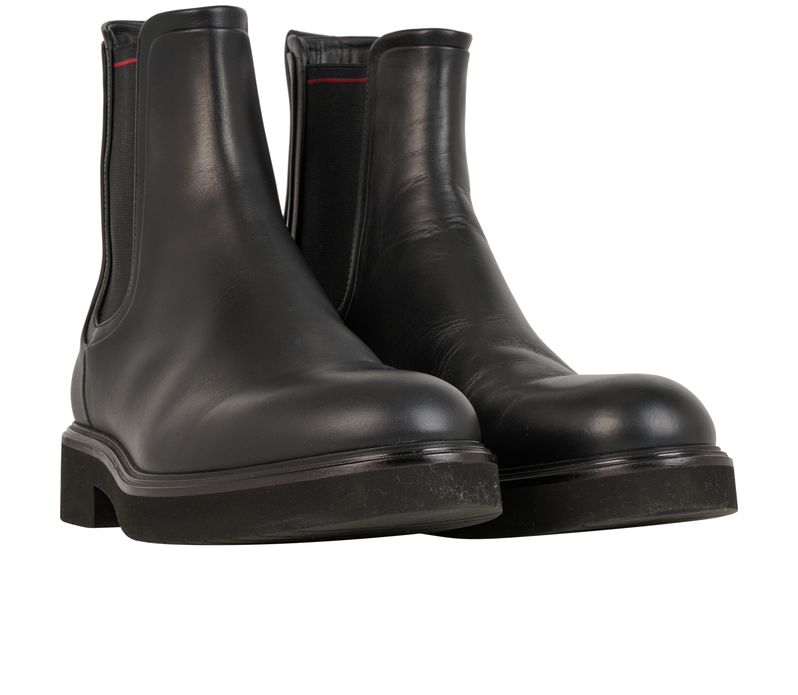 Salvatore Ferragamo Chelsea Boots, &pound;250, Shoes, Black, Leather, Side view