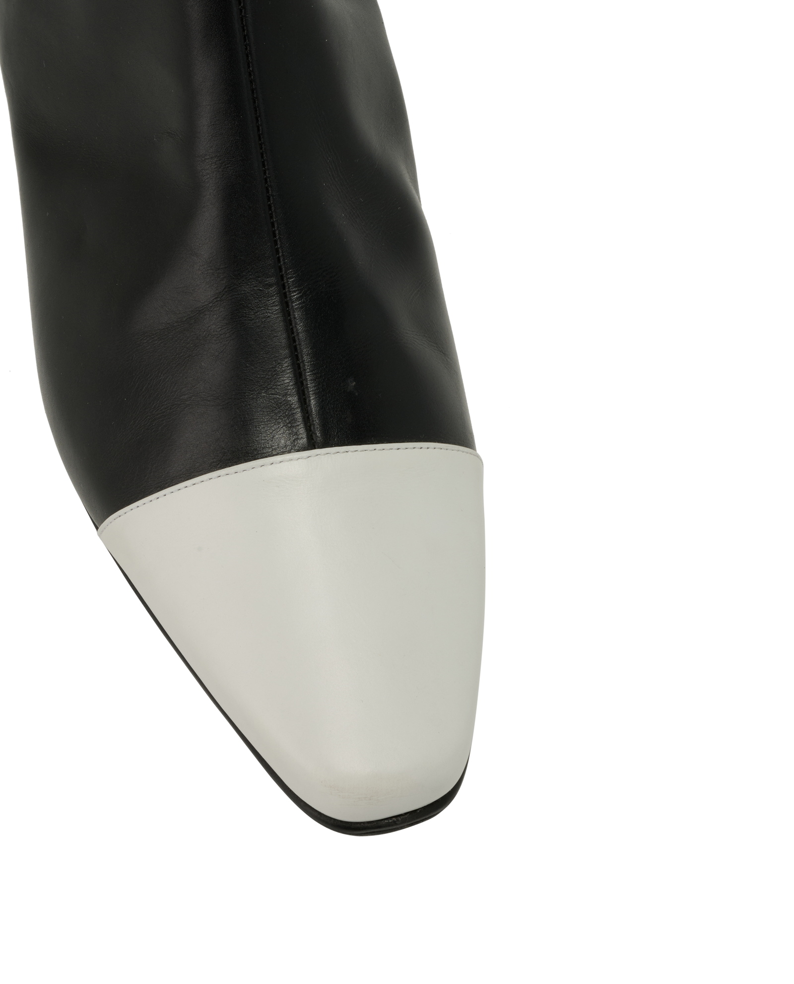 Manolo Blahnik Wakia Boots, &pound;180, Shoes, Black/White, Leather, Other view