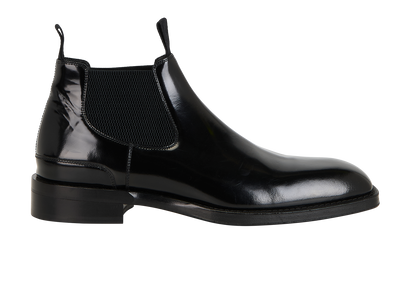 Burberry Chelsea Boots, &pound;220, Shoes, Black, Leather, Front view