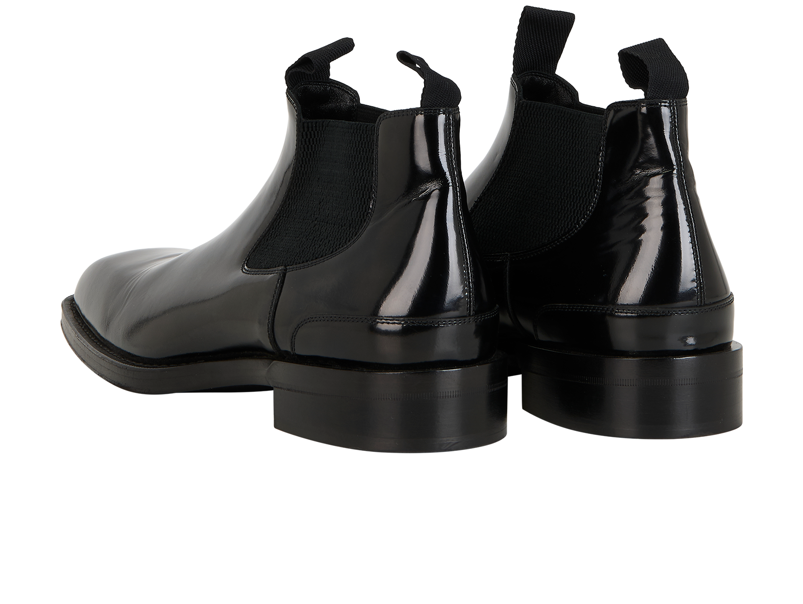 Burberry Chelsea Boots, &pound;220, Shoes, Black, Leather, Back view