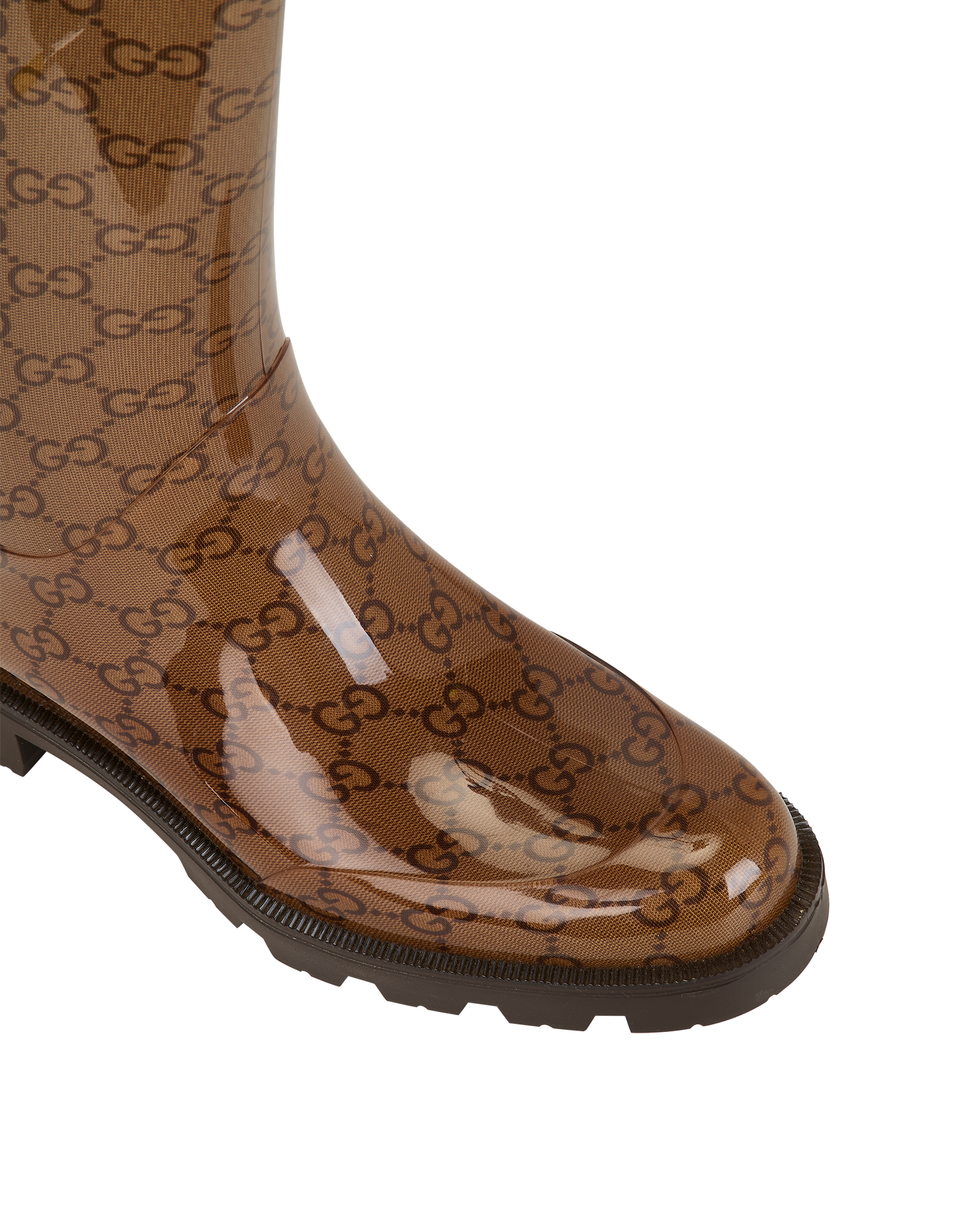 Gucci Guccissima Rain Boots, &pound;195, Shoes, Brown, Rubber, Other view