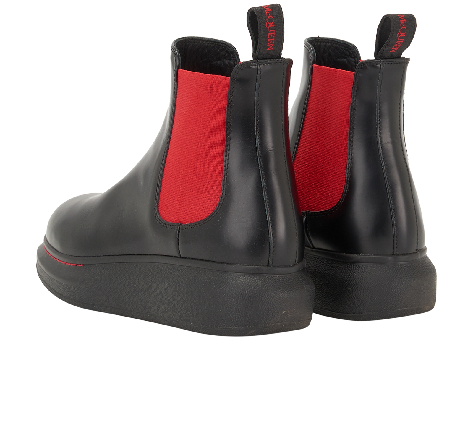 Alexander McQueen Chelsea Boots, &pound;295, Shoes, Black, Leather, Back view