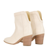 Chanel CC Logo Cowboy Boots, &pound;550, Shoes, White, Leather, Back view