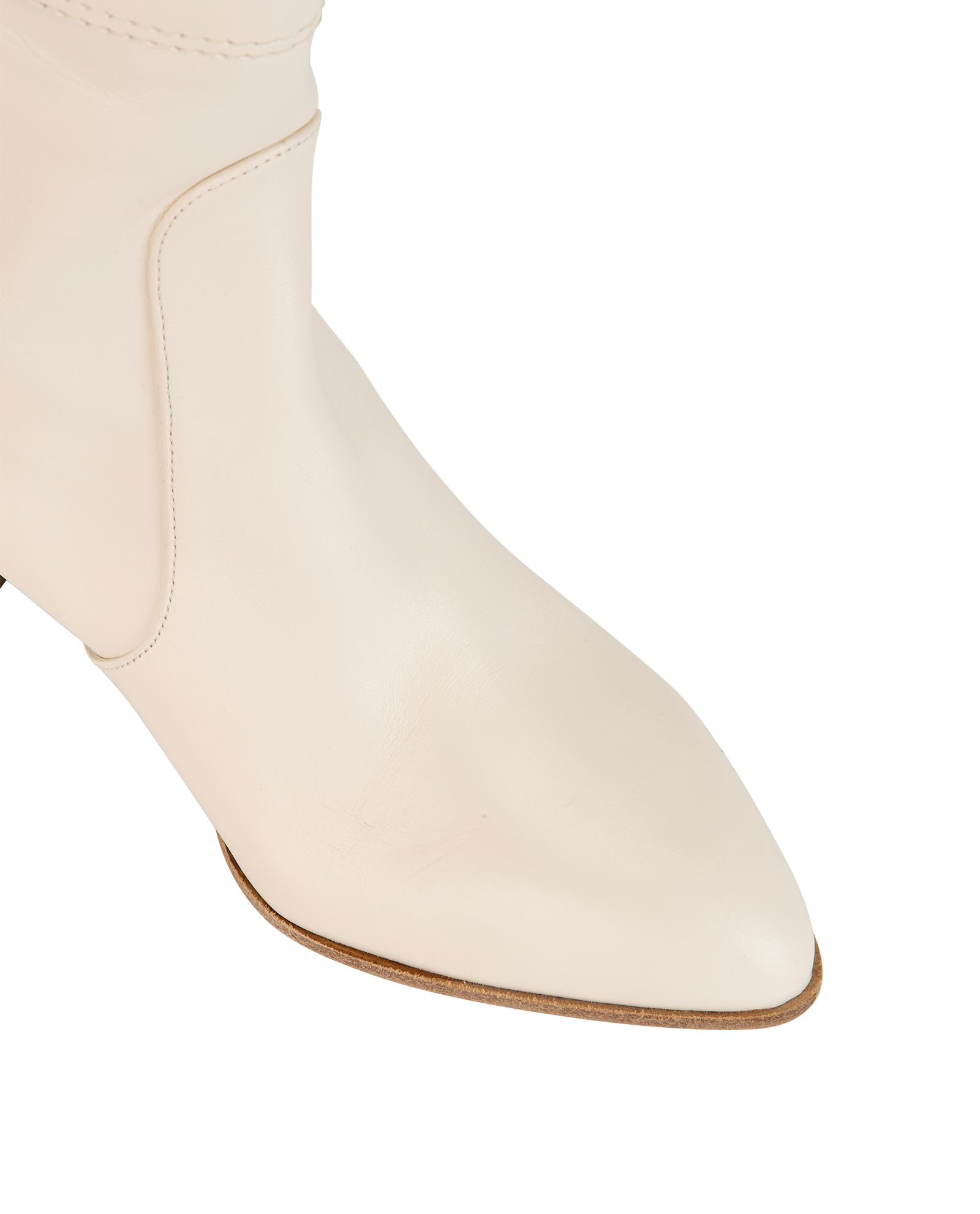 Chanel CC Logo Cowboy Boots, &pound;550, Shoes, White, Leather, Other view