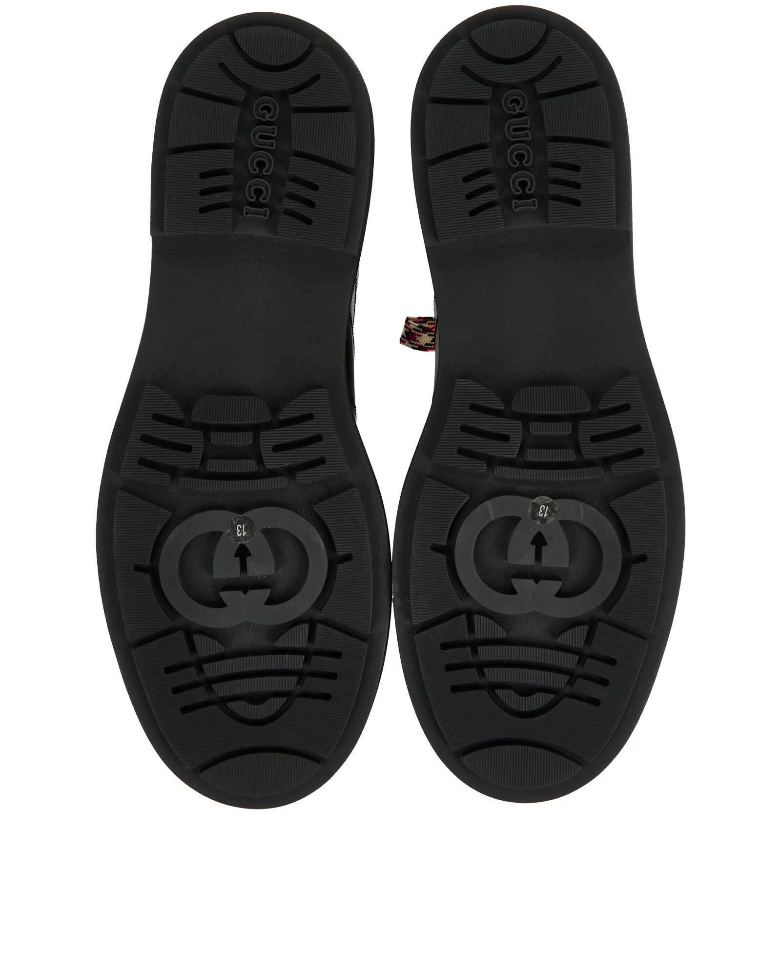 Gucci Lace up Ankle Boot, &pound;295, Shoes, Black, Leather, Top view