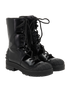 Christian Dior Bee Accent Combat Boots, &pound;395, Shoes, Black, Leather, Side view
