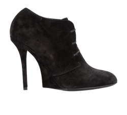 Saint Laurent Ankle Boot Fatale 105, Suede, Black, UK7, B/DB, 2*