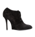 Saint Laurent Ankle Boot Fatale 105, &pound;180, Shoes, Black, Suede, Front view