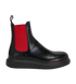 Alexander McQueen Chelsea Boots, &pound;290, Shoes, Black/Red, Leather, Front view