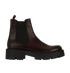 Prada Logo Chelsea Boots, &pound;595, Shoes, Brown, Leather, Front view